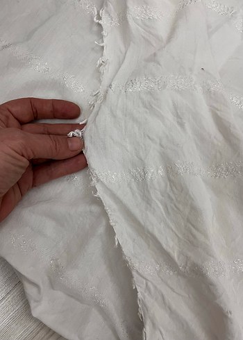 Beyaz Düz koltuk örtüsü - Görsel 3