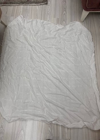 Beyaz Düz koltuk örtüsü - Görsel 5