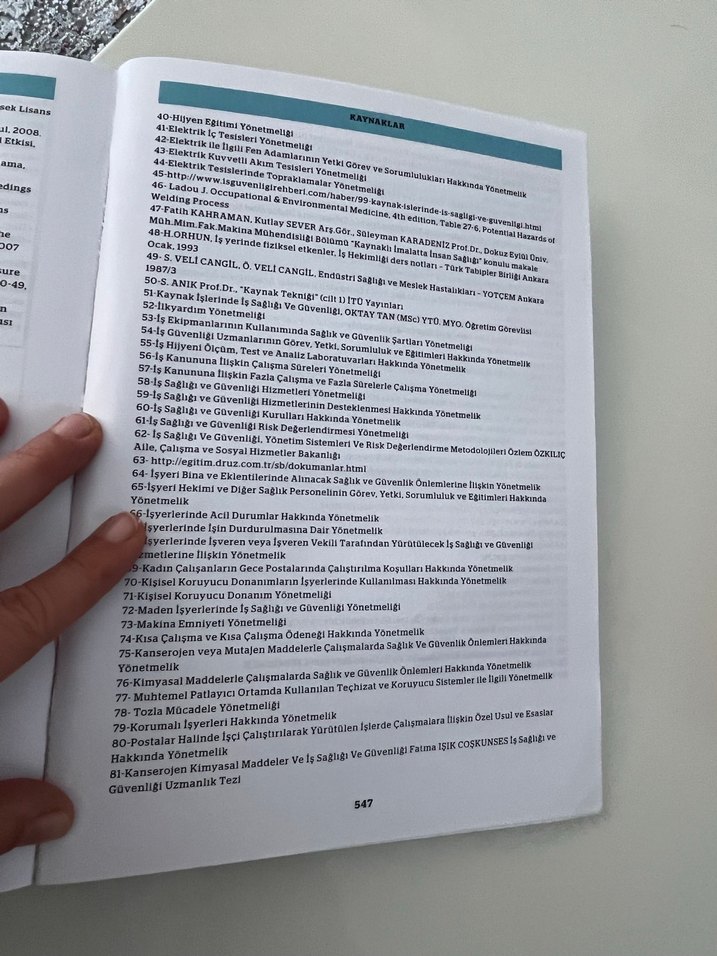 İş Sağlığı ve Güvenliği Konu Kitabı Cilt 2 - Görsel 2