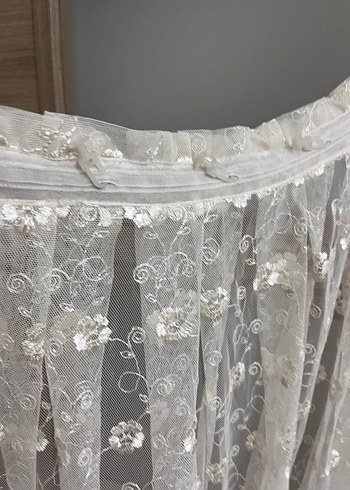 Nakışlı Bej Bohem Perde - Görsel 2