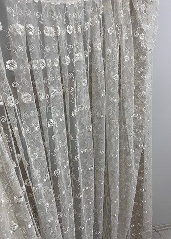 Nakışlı Bej Bohem Perde - Görsel 4