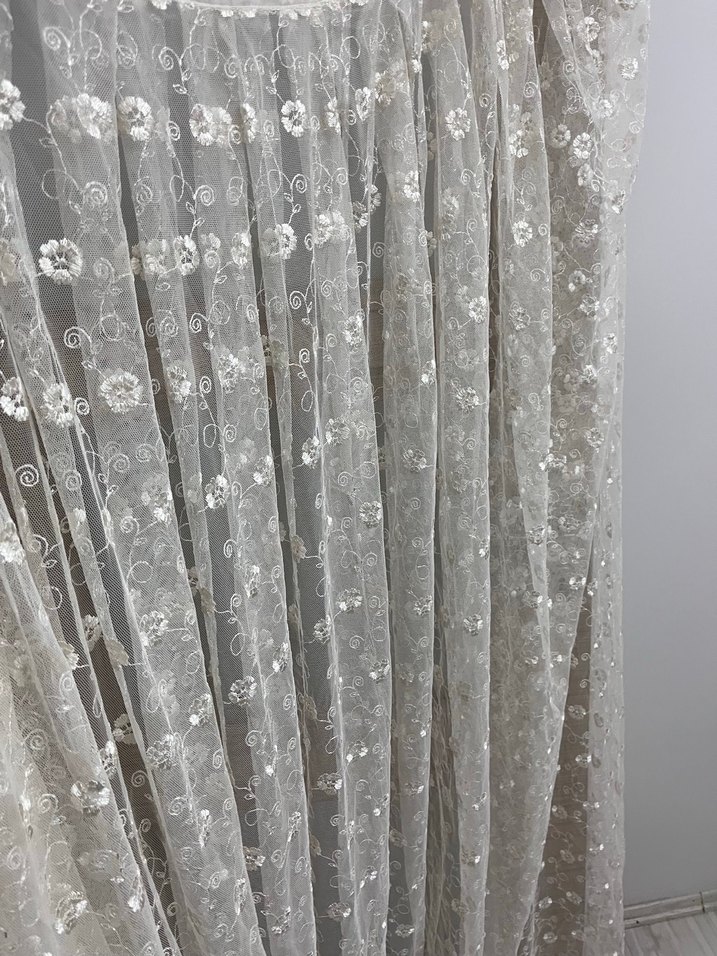 Nakışlı Bej Bohem Perde - Görsel 4