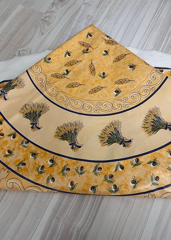 Bohem Tarzı Parlak Camel Desenli Masa Örtüsü - Görsel 8