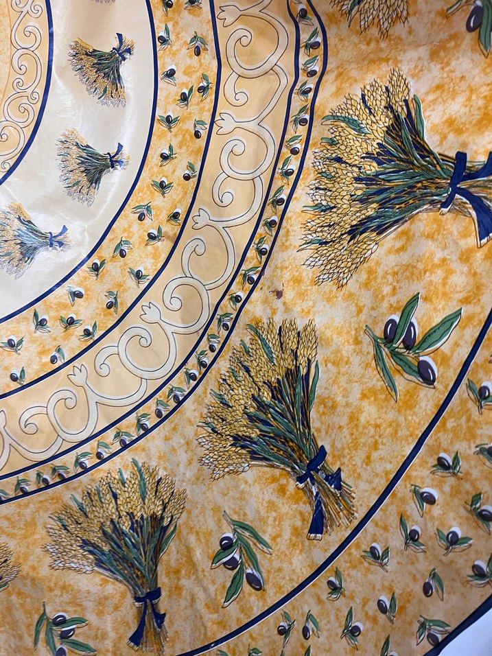 Bohem Tarzı Parlak Camel Desenli Masa Örtüsü - Görsel 2