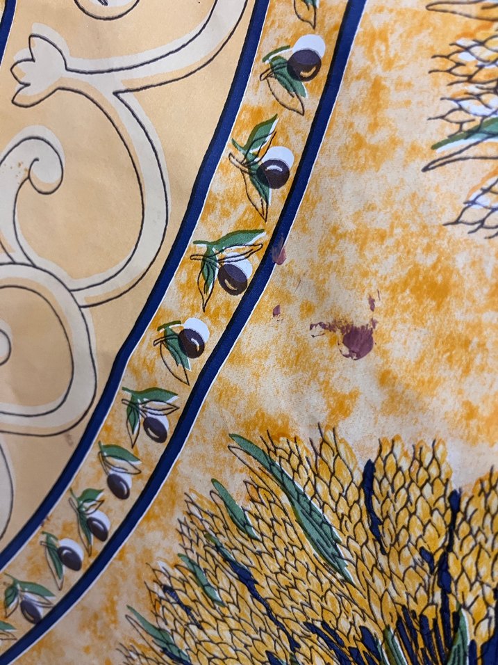 Bohem Tarzı Parlak Camel Desenli Masa Örtüsü - Görsel 3