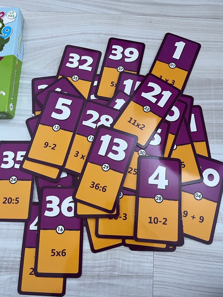 Domino Matematik Oyunu ve Kuzey Kutbu Hayvanları Kartları - Görsel 5