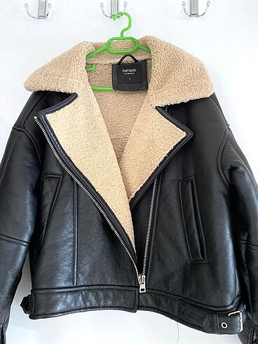 Defacto Oversize Deri Mont