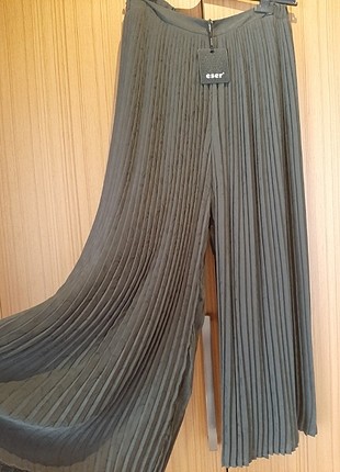 40 Beden Plise genis pantolon