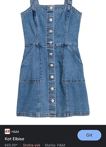 H&m kot elbise