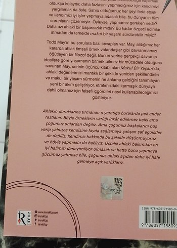 Makul Bir Yaşam - Todd May - Görsel 2