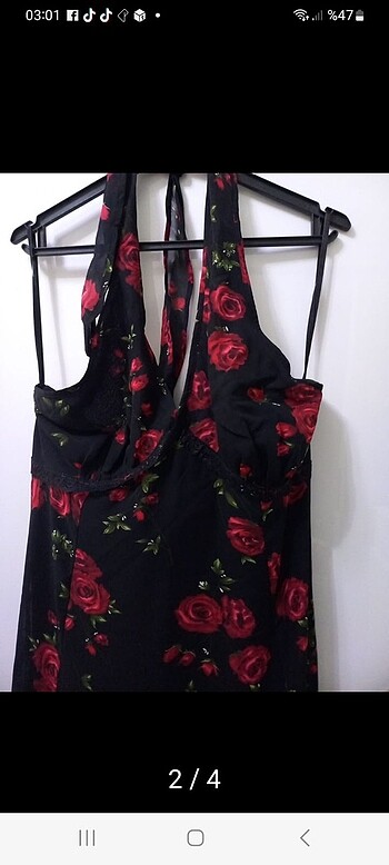 Zara Lilas marka gece elbisesi