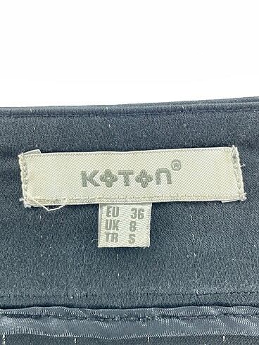 36 Beden siyah Renk Koton Mini Etek %70 İndirimli.