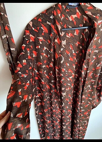 m Beden kahverengi Renk Kahverengi kimono