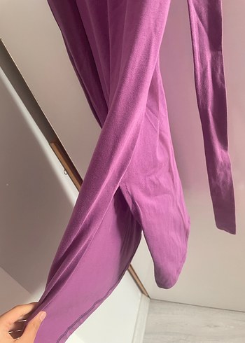 Mor Uzun Salaş Kadın Elbise - Görsel 2