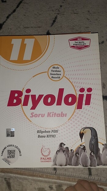 11.sınıf Biyoloji Soru Kitabı palme yayınevi 