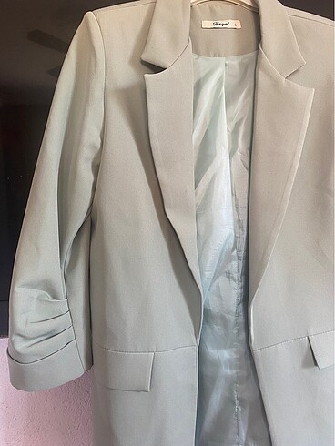l Beden yeşil Renk Blazer ceket