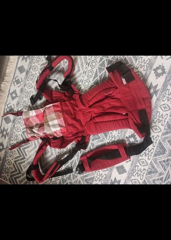  Beden kırmızı Renk Solomombaby Bordo Ergonomik Bebek Kanguru