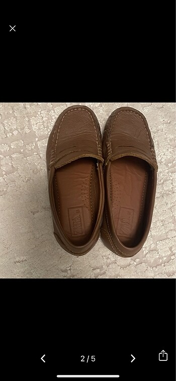 Zara Zara çocuk loafer ayakkabı