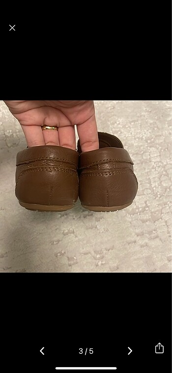 31 Beden Zara çocuk loafer ayakkabı