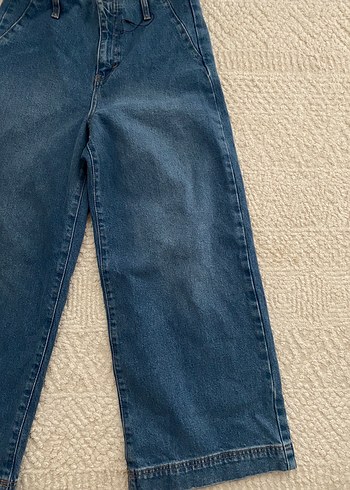 38 Beden Zara Kadın Mavi Midi Kot Pantolon