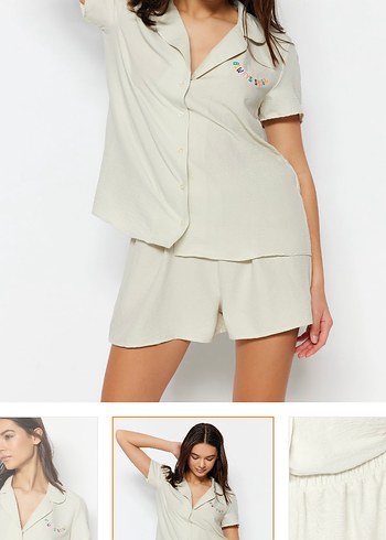 Trendyol & Milla Şort pijama takımı