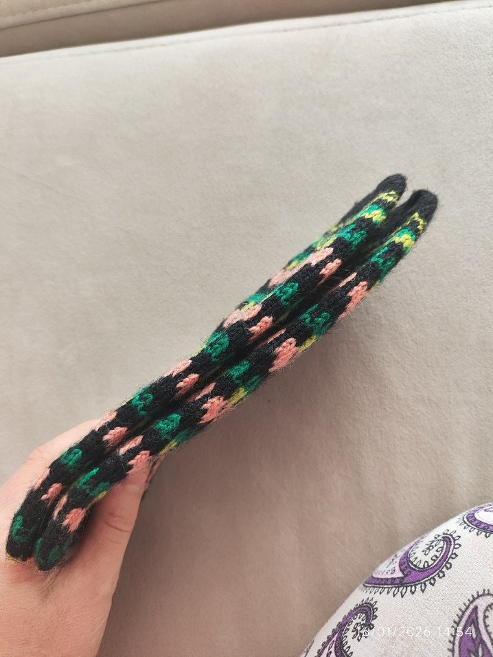 çeyizlik yün 5 şiş patik çetik - Görsel 3