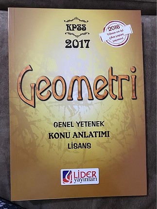 Kpss geometri konu anlatımı soru bankası lider