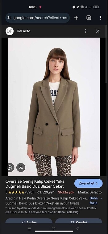 Blazer ceket