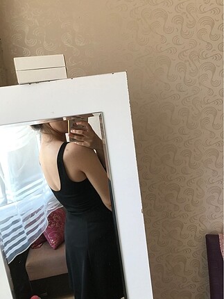 m Beden siyah Renk H&m siyah elbise