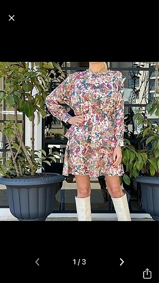 Zara model elbise