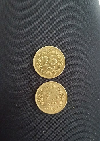 Koleksiyonluk Altın sarısı Renkli 25 Kuruş - Görsel 3