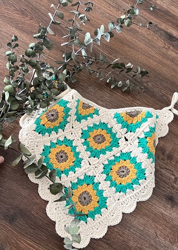 Çicekli Bandana - Görsel 3