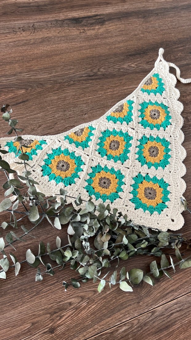 Çicekli Bandana - Görsel 2