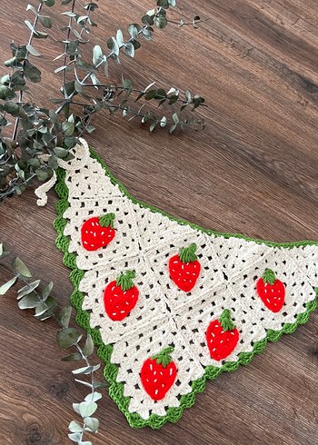 Çilekli Bandana - Görsel 2