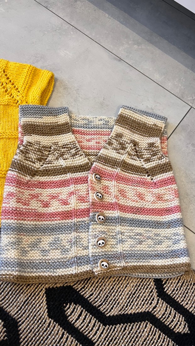 Renkli Bohem Tarzı Yelek - Görsel 4