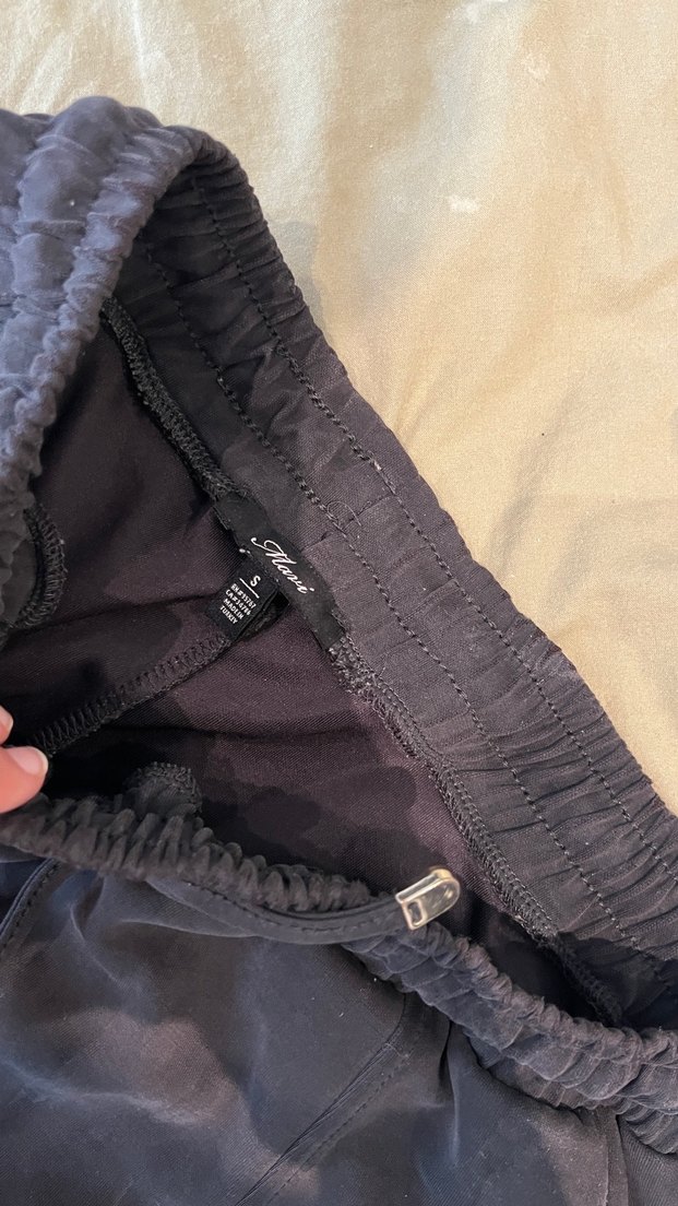 Siyah Kadın Salaş Eşofman Altı - Görsel 3