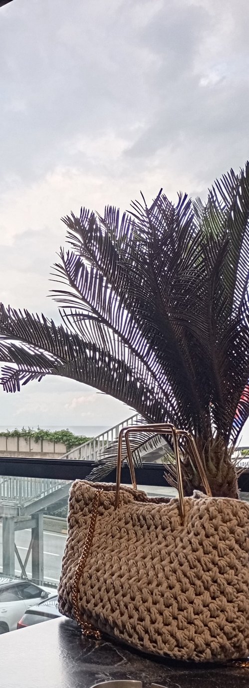 yazlık fıstık çanta - Görsel 2