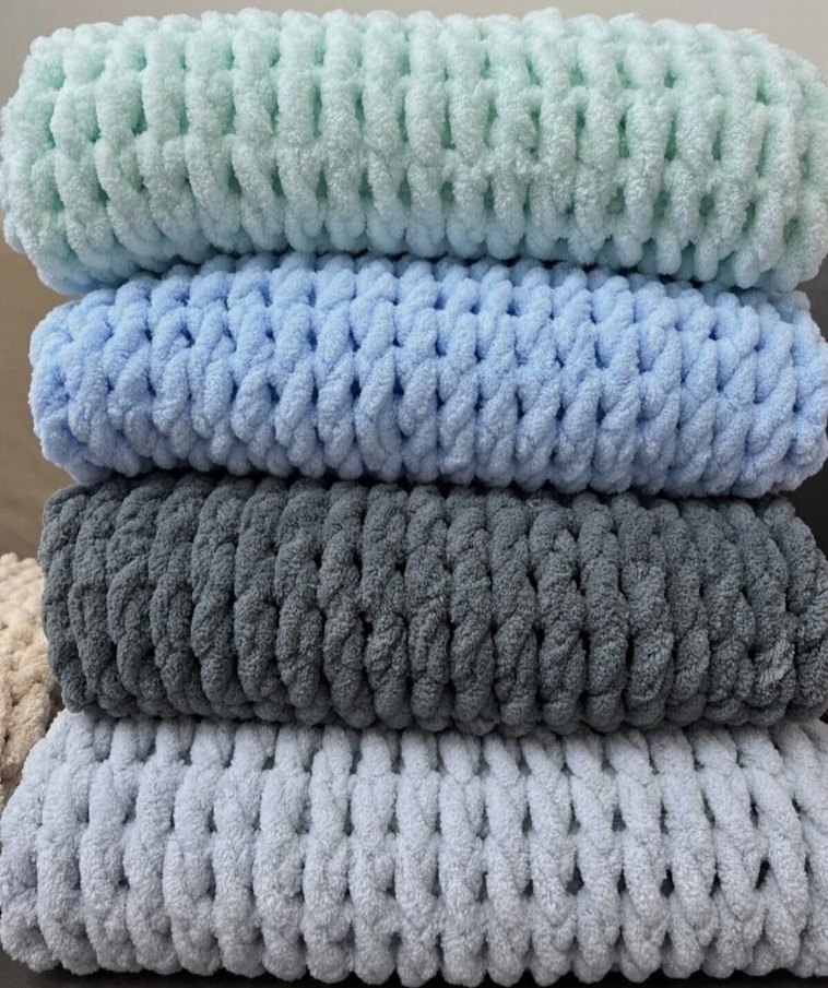 Bebekler için Örgü Battaniye - Görsel 2