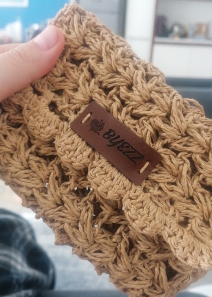 Kağıt ipten cüzdan  - Görsel 4