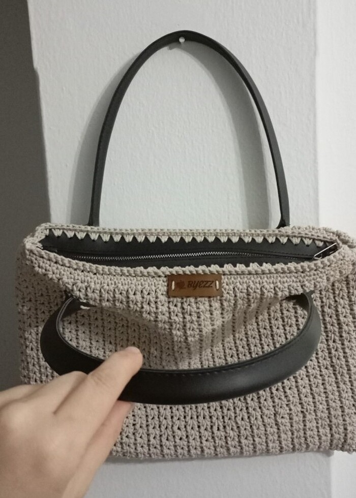 Fıstık el emeği çanta - Görsel 2