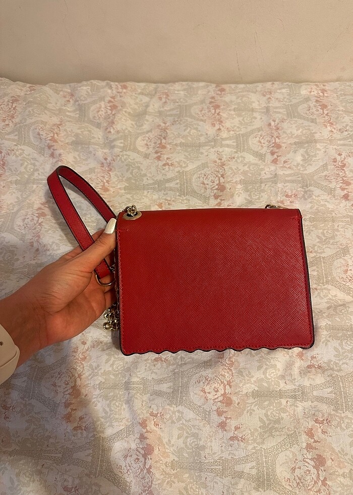 Kırmızı kol çantası - Görsel 2