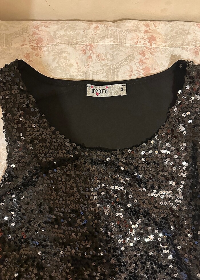 Mini payetli elbise - Görsel 2