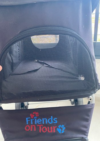 Siyah Köpek -Kedi Arabası Friends on TourYazılı - Görsel 2