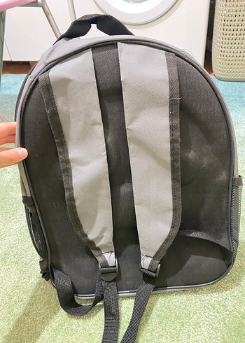 Siyah Taşınabilir Kedi Taşıma Kabı - Görsel 4