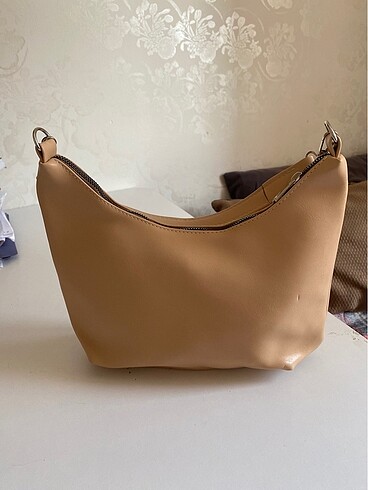 Nude ten rengi omuz çantası - Görsel 3