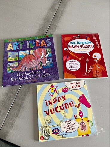 3 adet kitap