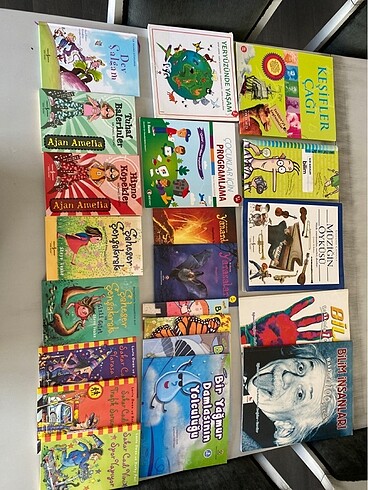 21 adet kitap