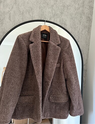 l Beden Kaşe blazer ceket