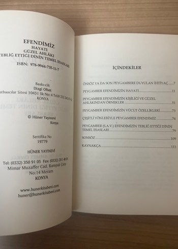 Efendimiz - Prof. Dr. Ahmet Önkal Kitabı - Görsel 3