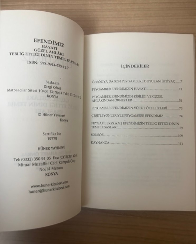 Efendimiz - Prof. Dr. Ahmet Önkal Kitabı - Görsel 3